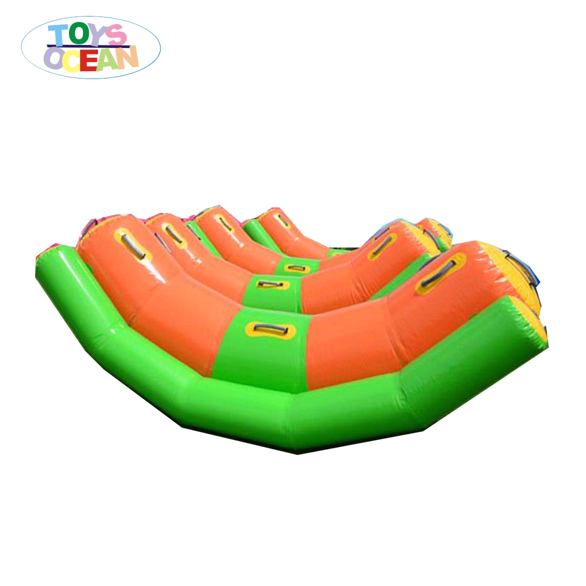 迷你充气水 teetertotter 跷跷板为孩子们摇玩具游戏