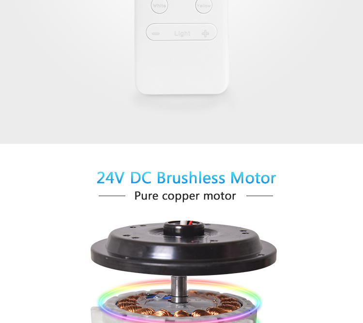 56 inch smart ceiling fan with light brushless DC motor electric fan lights