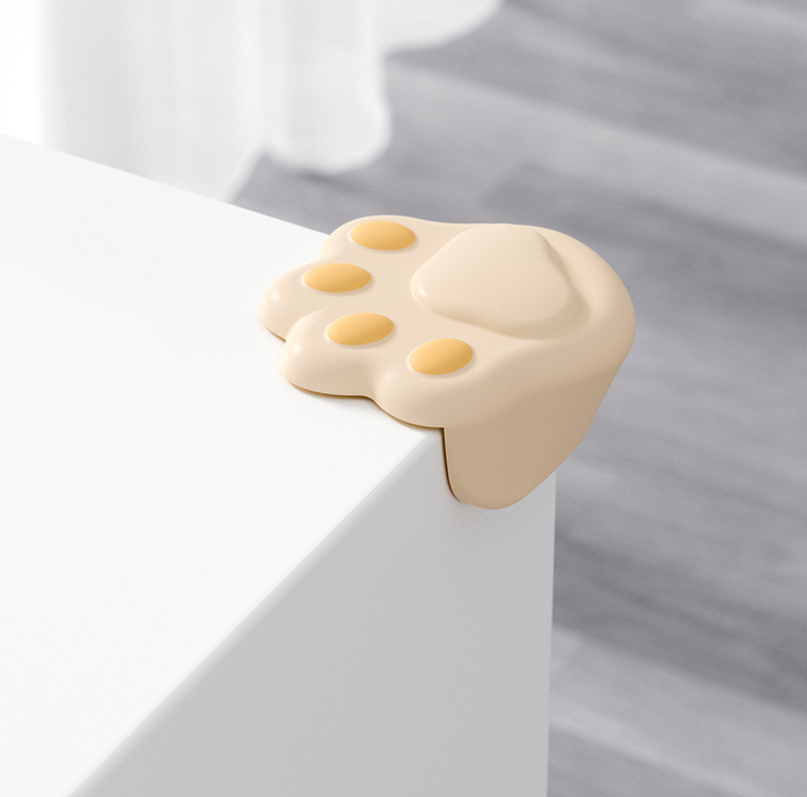 Милые колпачки для ножек кошачьих лап YDS без бисфенола А, силиконовые колпачки для защиты пола, мебельные Чехлы для ножек стола