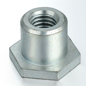 中国工厂定制锌钢六角开口螺纹套筒螺母