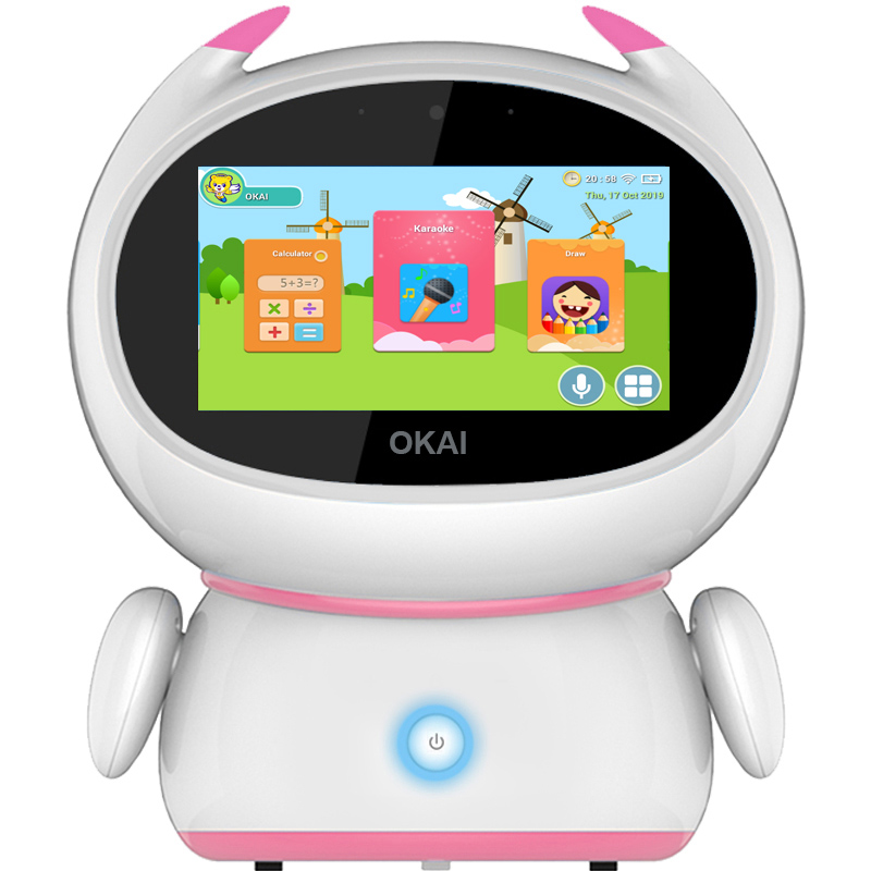 OKAI 7 inch touch screen Wholesale child learning education machine talking smart early juguetes