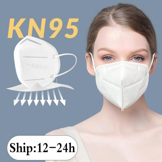 Sanrui Disposable Medical Kn95 Mask Kn95 Face Mask White List 5 Layer PP Non-woven/filter Paper Fabric Class II 95% - 99.9% KSD