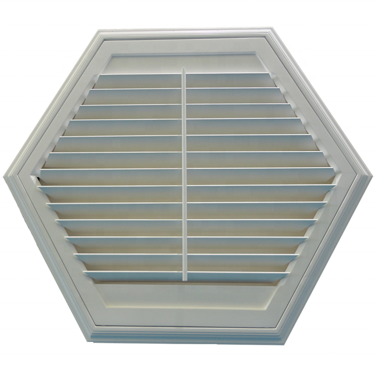 Hexágono Octagon madeira persianas de madeira especial para janelas redondas