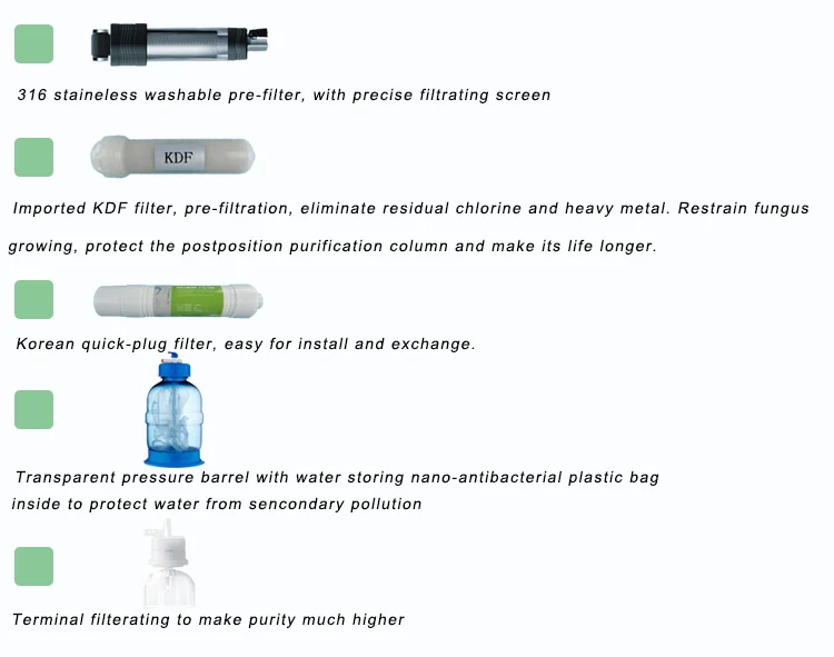 Automatic Laboratory Use Low TOC Ultrapure Water System