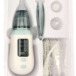 Baby Nasal Aspirator - Safe Electric Nose Ear Cleaner with LED Screen and 3 Levels of Suction