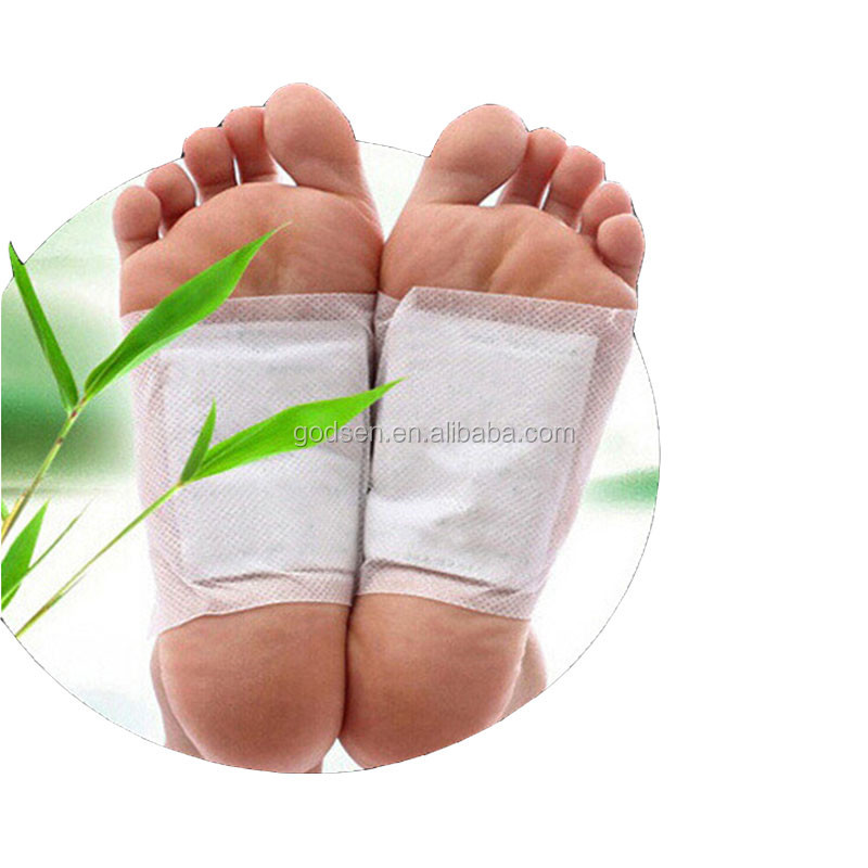 Bamboo detox foot patch with adhesive is the best Chinese natural foot detox pad