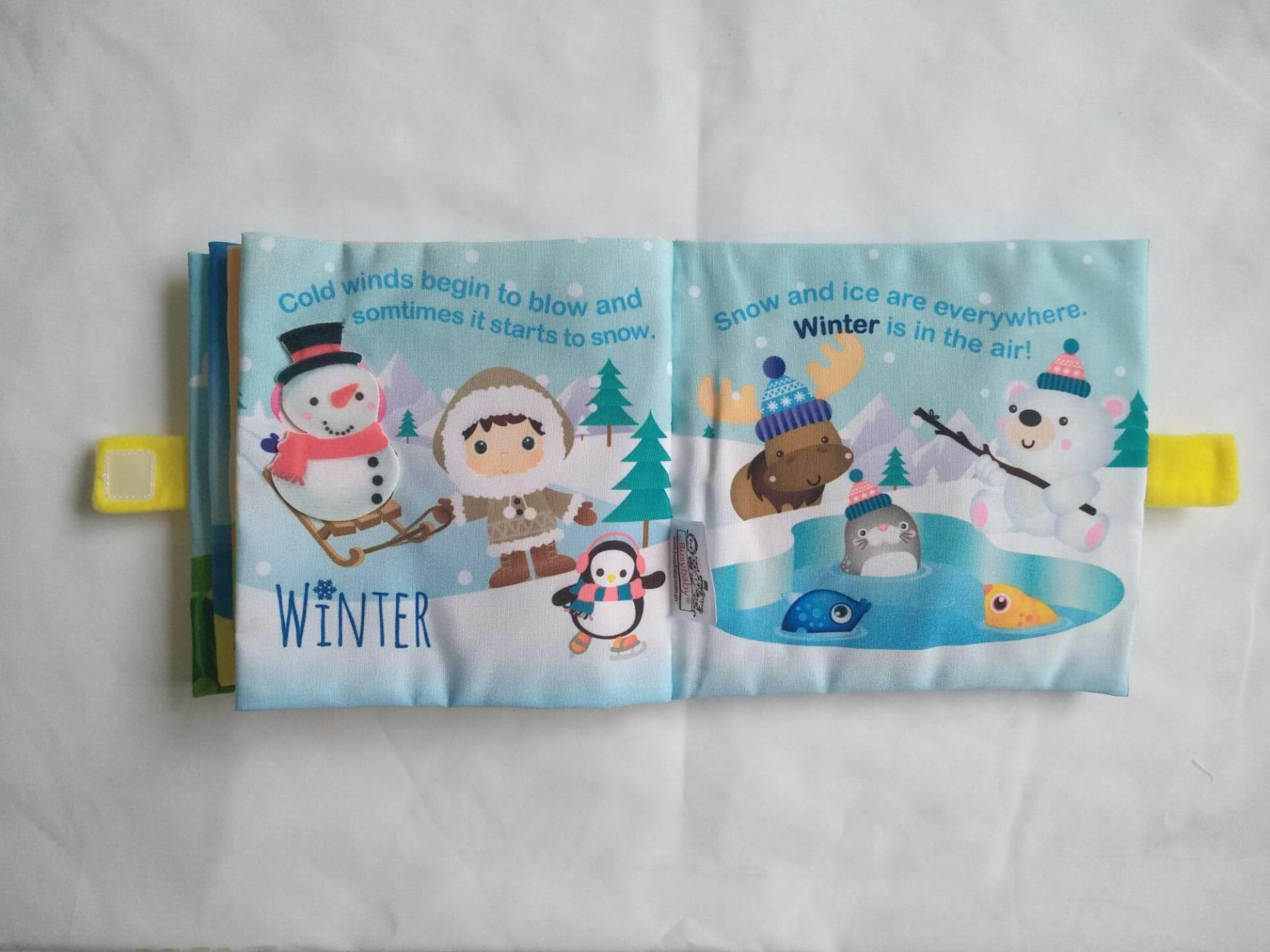 cloth book soft stuffed toy plush toy educational kids learning toys