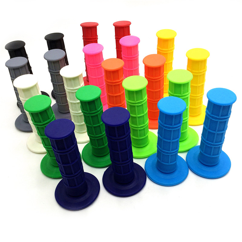 Motorcycle Handle Grips Motocross Hand Grips for Dirt Pit Bike Gel Handle Bar Universal dirt bike pit bike 11 colours