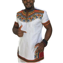 2021 Summer New Design Plus Size Casual Short Sleeve African Dashiki Shirts Blouse For Men