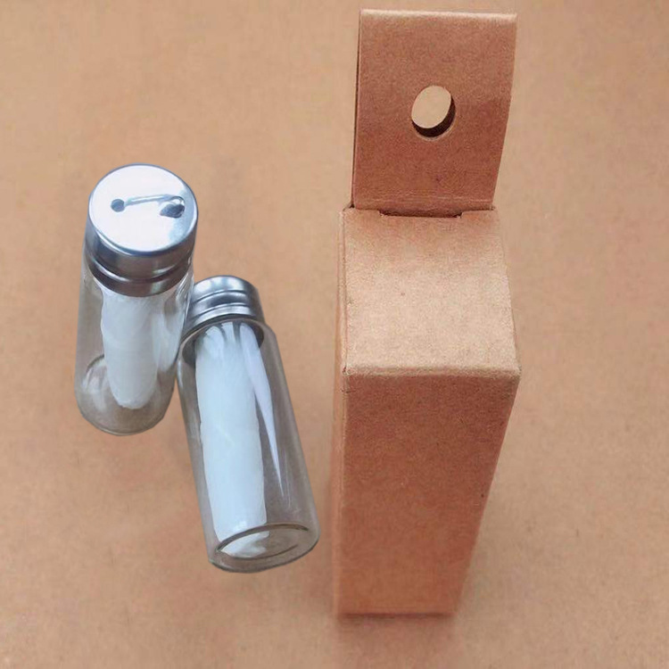 Веганская биоразлагаемая зубная нить из кукурузы | Многоразовый стеклянный подсвечник, вощеная пластиковая нить, 30 м, 33 Ярда, мятный вкус