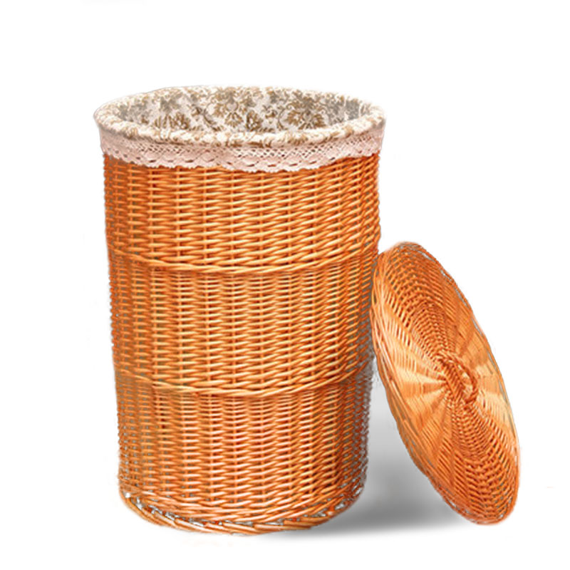 Оптовая продажа, плетеная корзина для белья ручной работы в античном стиле, дизайн ивы