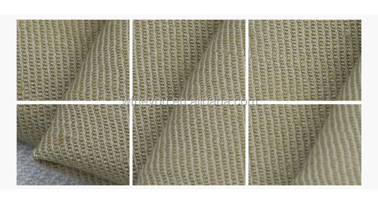 亚麻棉天丝粘胶交织织物氨纶斜纹织物高端时尚裤子编织纺织品