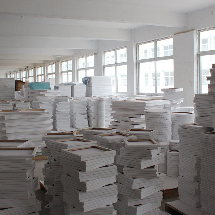 Cotton Canvas Wooden Frame Various Size White Blank Canvas For Art Painting