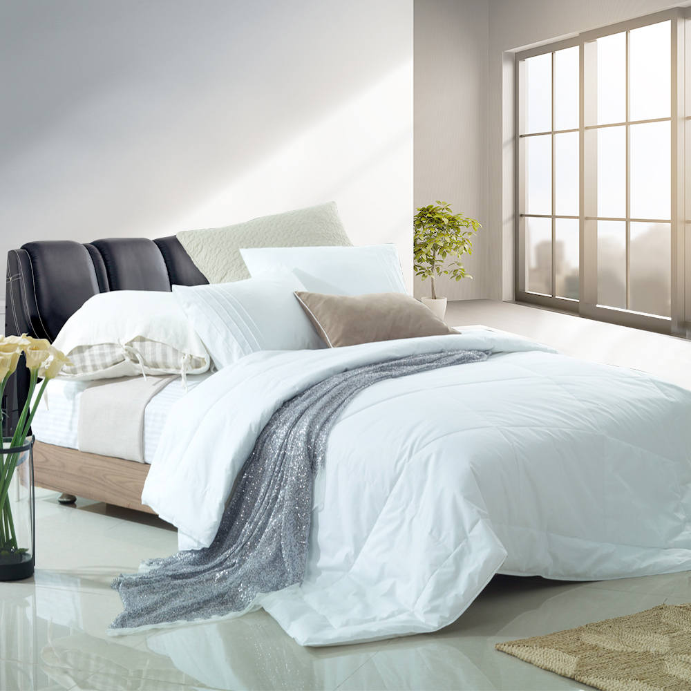 Летняя вставка из микрофибры, воздухопроницаемое охлаждающее однотонное белое одеяло индивидуального размера