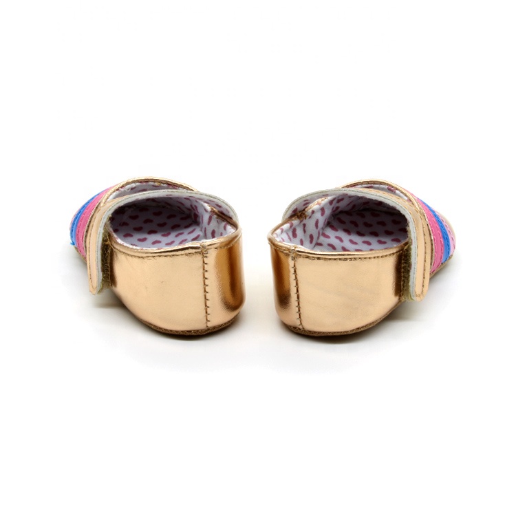 Из метала золотого цвета из искусственной кожи для маленьких девочек в стиле «Мэри Джейн» на мягкой подошве; Платье для маленьких девочек; Обувь