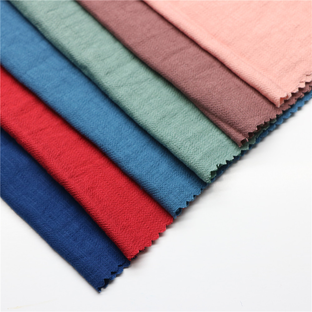 Горячая Распродажа, тканая окрашенная Дубайская Удобная двойная Bernoti креповая ткань для Абайи