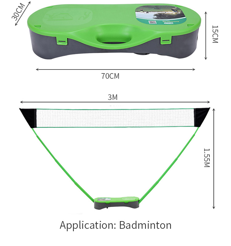 Factory 3 In 1 Sporting Net Portable Set With Badminton Volleyball and Tennis Net Set