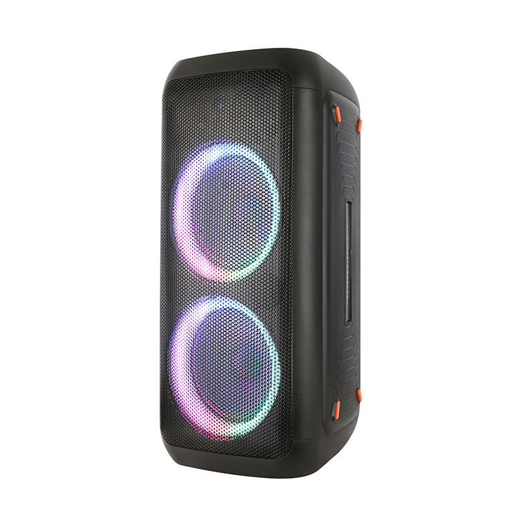 Портативный Перезаряжаемый динамик для караоке, 8 дюймов * 1, со светодиодным дисплеем