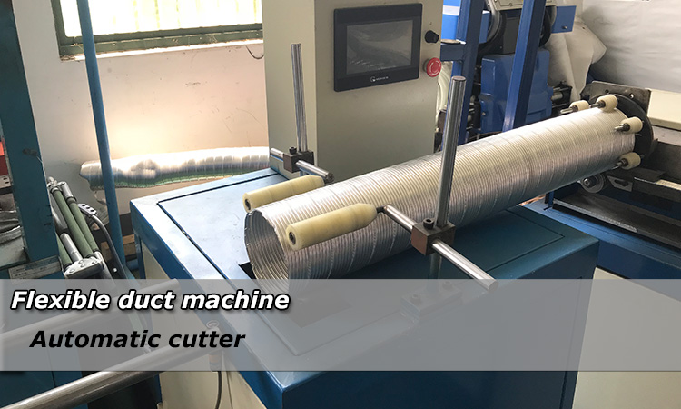 semi rigid aluminum flexible duct manufacturing machine