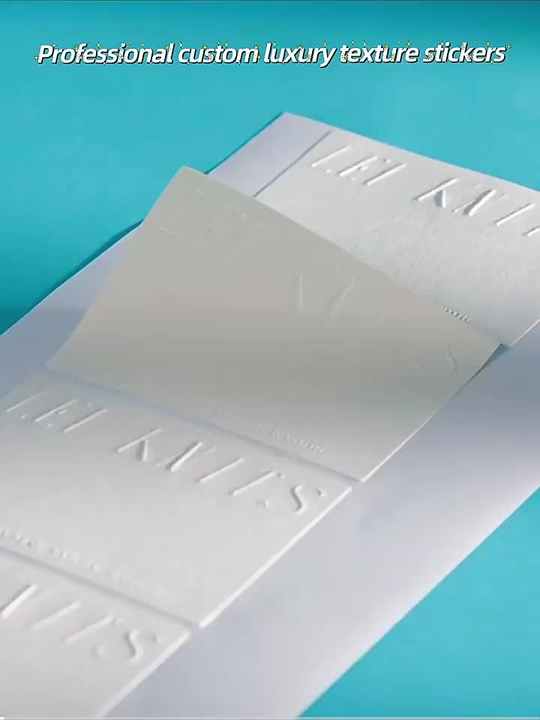 Custom Printed Logo Pvc Adhesive Sticker Waterproof Private Label ...