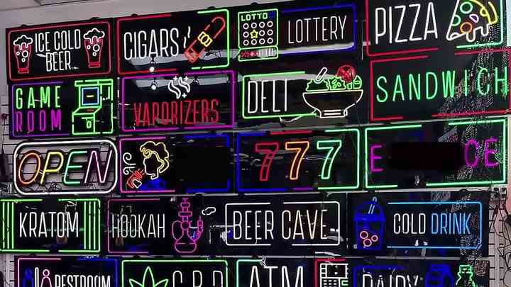 Custom RGB Shop Open Logo - Illuminated Advertising Sign