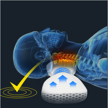 Боли в спине и горячим компрессом ортопедические подушки для тела с регулировкой по высоте, терапевтическая подушка для шеи