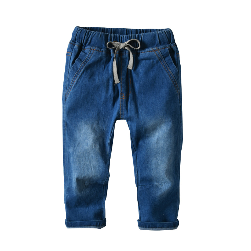 Джинсы для мальчиков на весну и осень, детская одежда, повседневные джинсовые брюки для малышей, детские брюки для мальчиков, джинсы для мальчиков Y10990