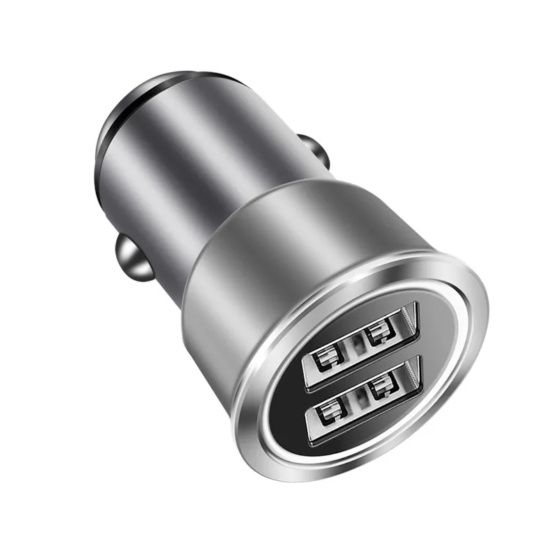 Быстрое Автомобильное зарядное устройство ICE-бинго, 3,1 А, 12 В, 24 В, безопасный молоток, 2 порта Usb, электрическое беспроводное автомобильное зарядное устройство