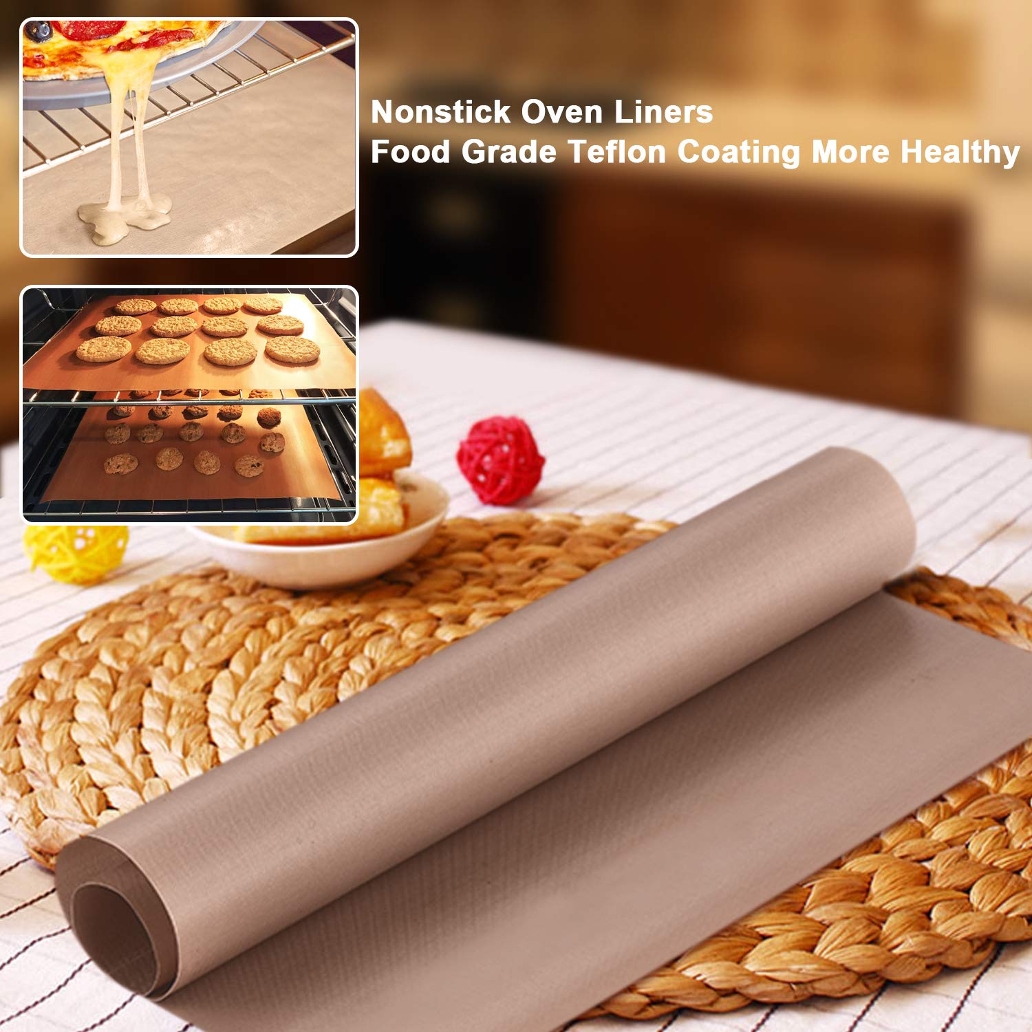 PTFE Sheet for Heat Press Transfer Sheet Non Stick  Heat Transfer Paper Reusable Heat Resistant Craft Mat