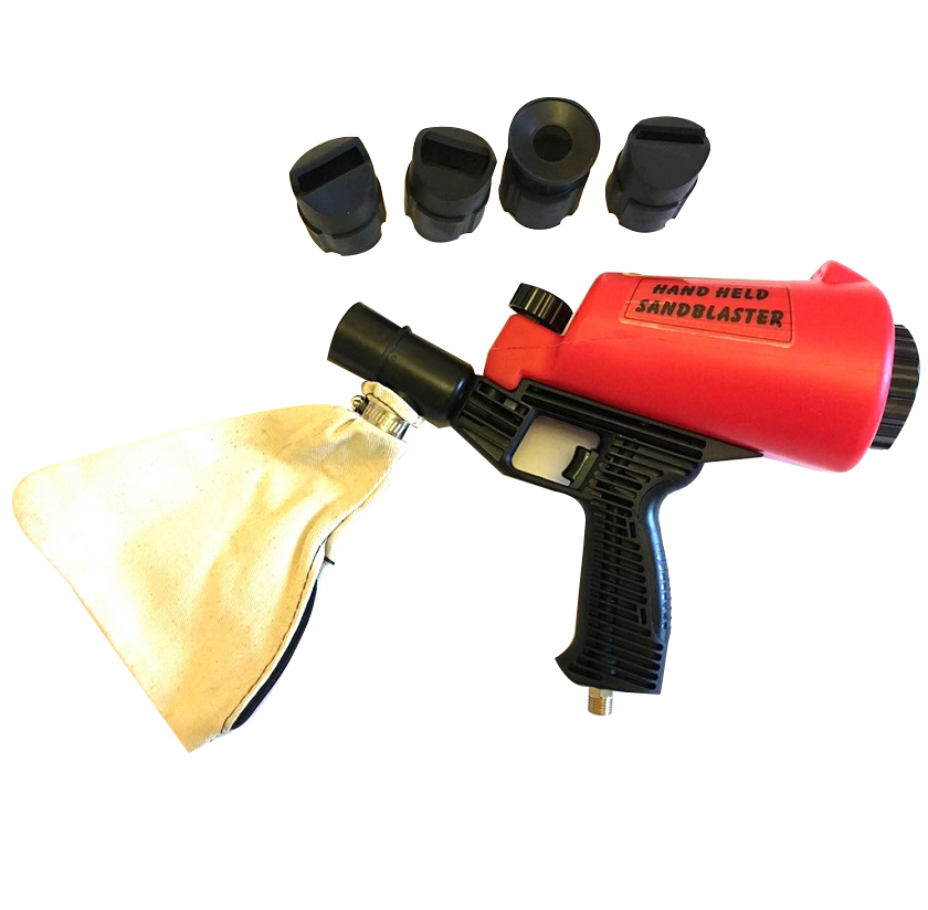 Vapor blasting gun