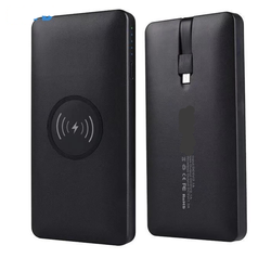 Alta Capacidade Banco De Potência Construído em Cabo Para iPhone Banco de Energia Sem Fio