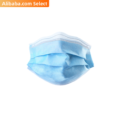 3Ply descartável protetora contra poeira filtrada fabricante de máscara facial com laço da orelha