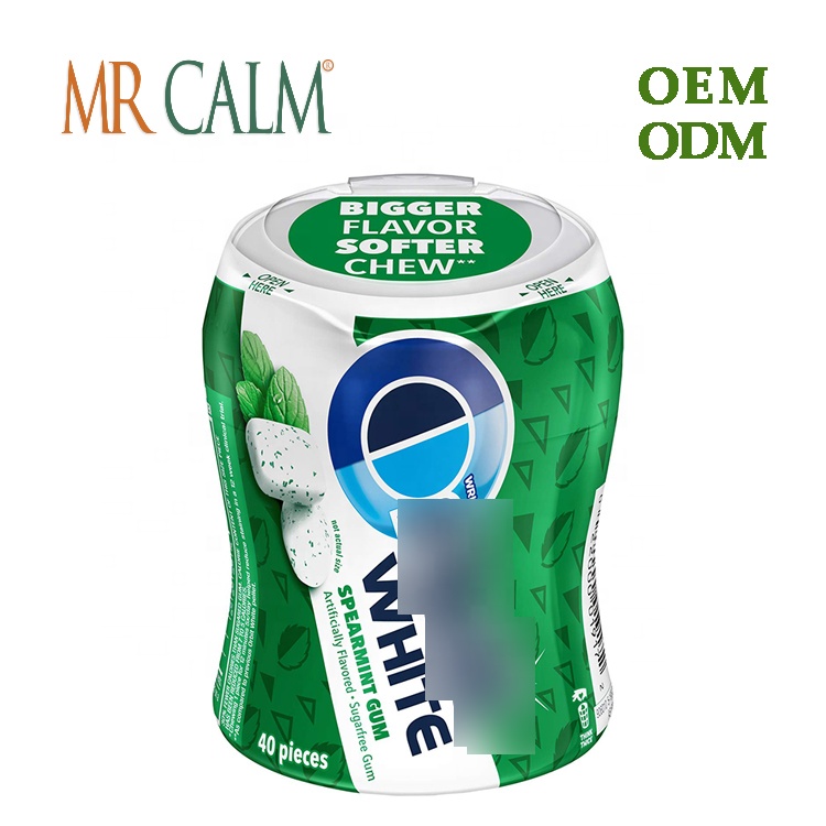 КБР жевательная резинка с пеньковым маслом поддерживает снятие стресса и освежает дыхание КБР Gummies оптом