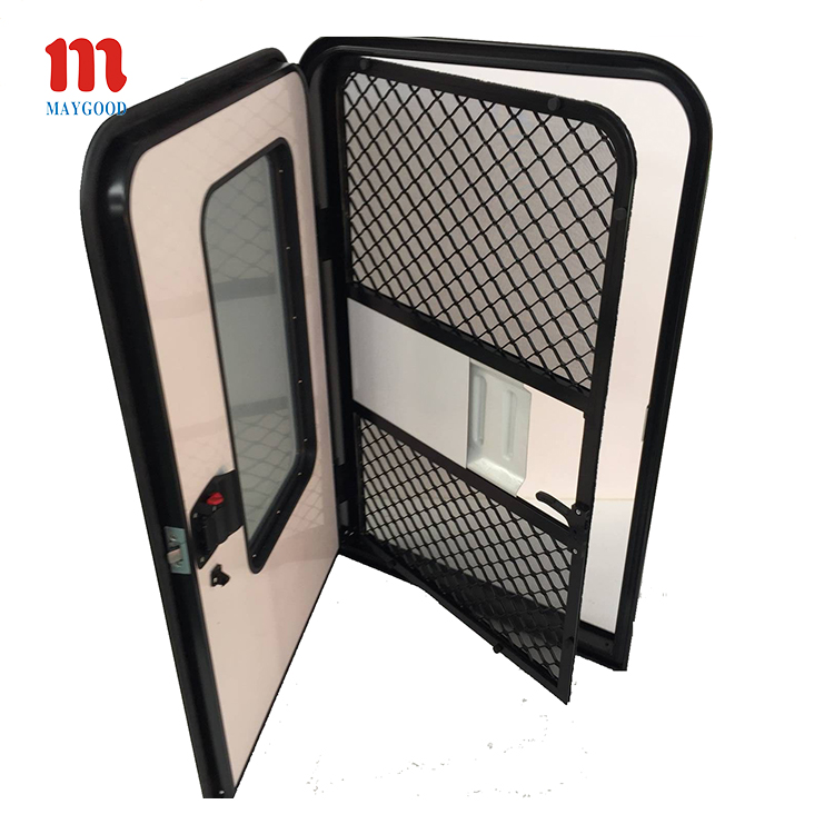 Maygood 620*900mm yüksek mukavemetli alüminyum alaşımlı gözyaşı römork kapısı gözyaşı karavan kapı ve rv karavan kapı