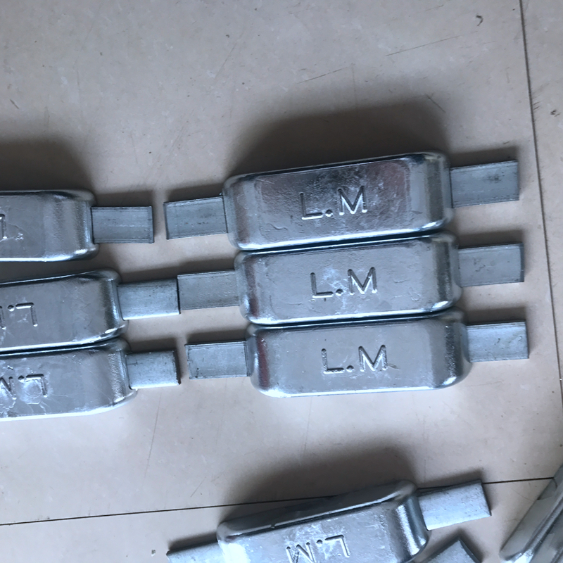 ASTM B418-95 99% Pure Zinc Anode Ingots Anti Corrosion Aluminum Zinc Magnesium Anode