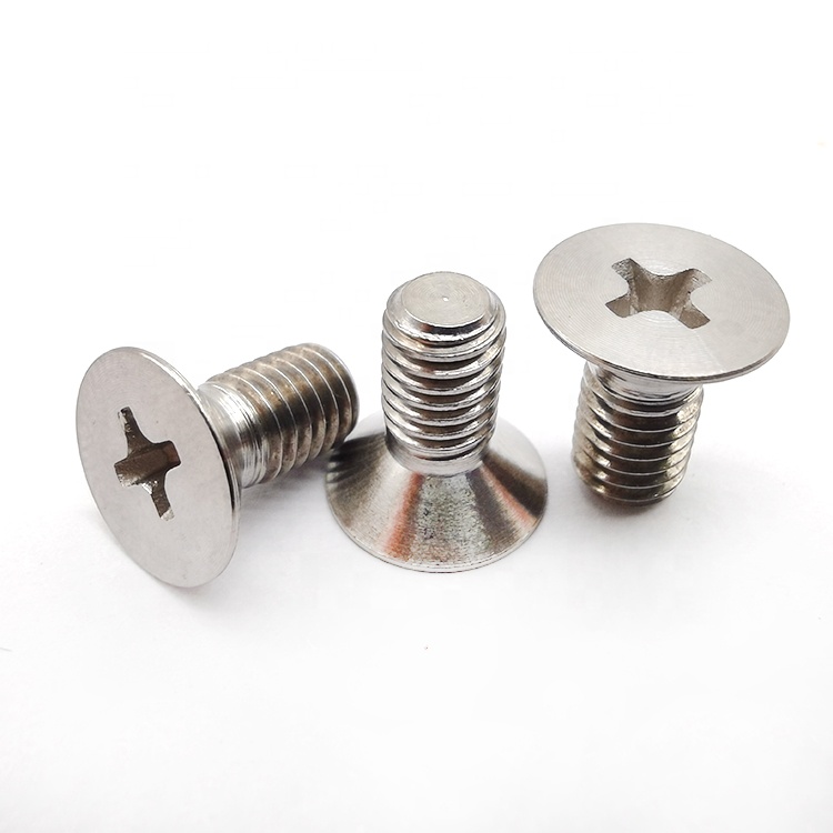 M8 M6 Cross Recessed Countersunk Head Titanium Screw Bolts