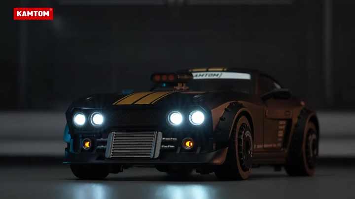 KAMTOM KM3299 30km/h ミニドリフトRCカー LEDライト ジャイロ安定化