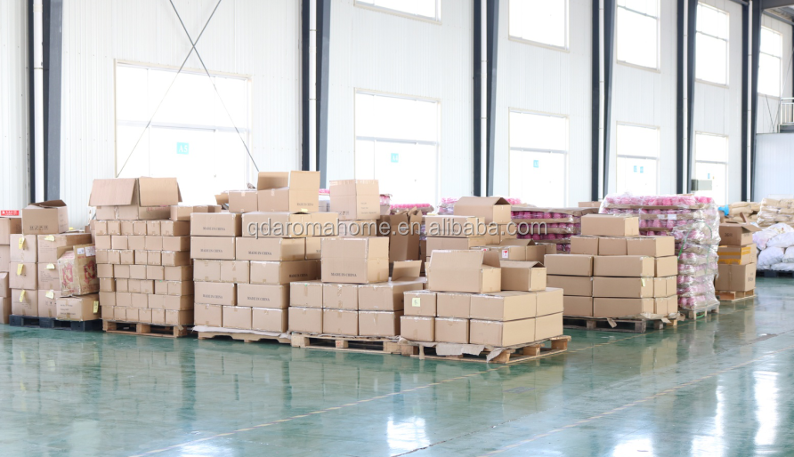 Aroma Home Red Candy Glass Candle سفارشی معطر با درب چوبی 15