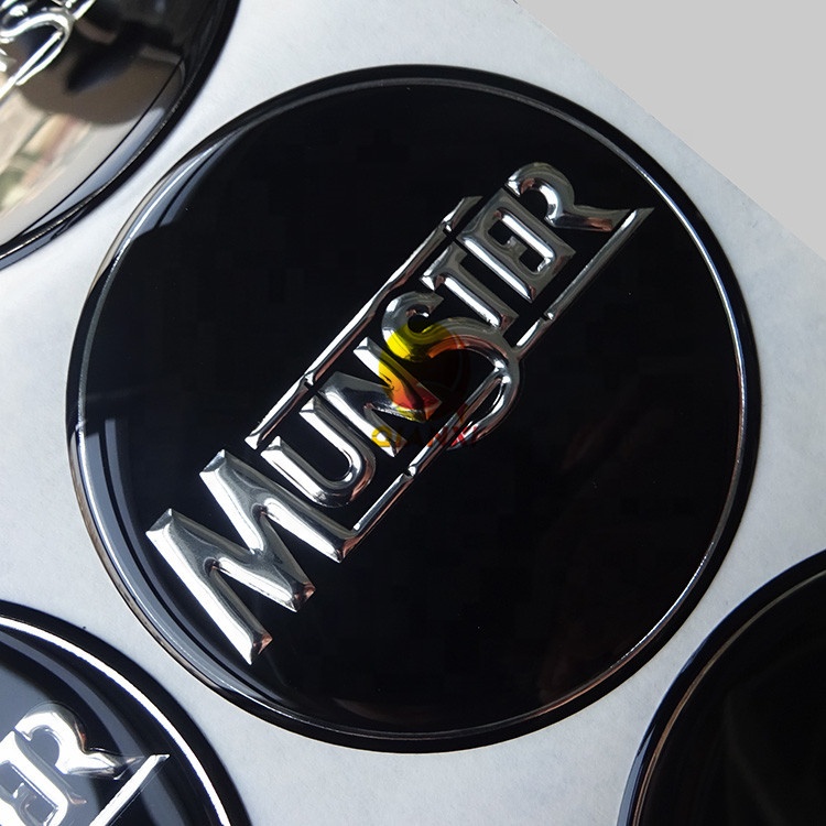 Пользовательская печать, клей, кристально чистый гель, этикетка, прозрачное полиуретановое покрытие, 3D наклейка, эпоксидная полиуретановая смола, Купольные наклейки для автомобиля