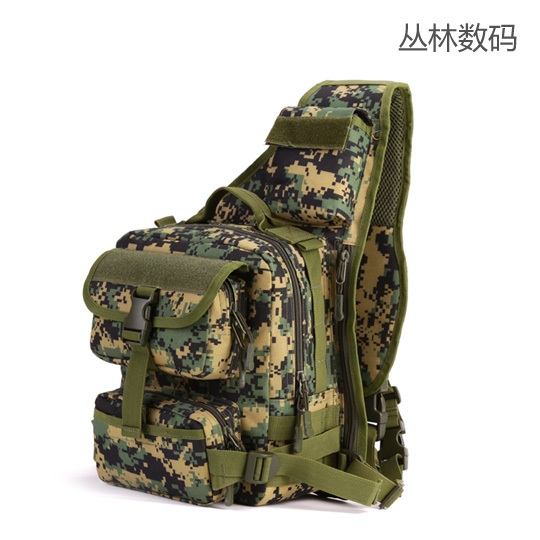 免费样品600d加密双层防水涤纶战术军用胸包胸包