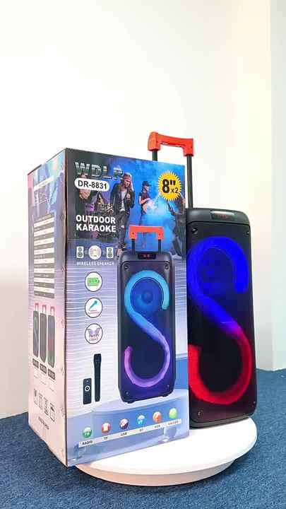 ZQS8123 Portable Music Player - Big Speakers for Outdoor DJ Party
