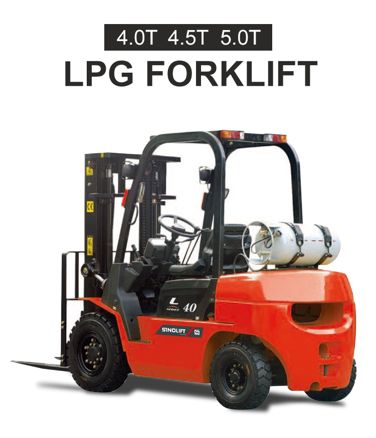 Sinolift CPYDS-GM Wide view lifting 4-5T LP Gas forklift