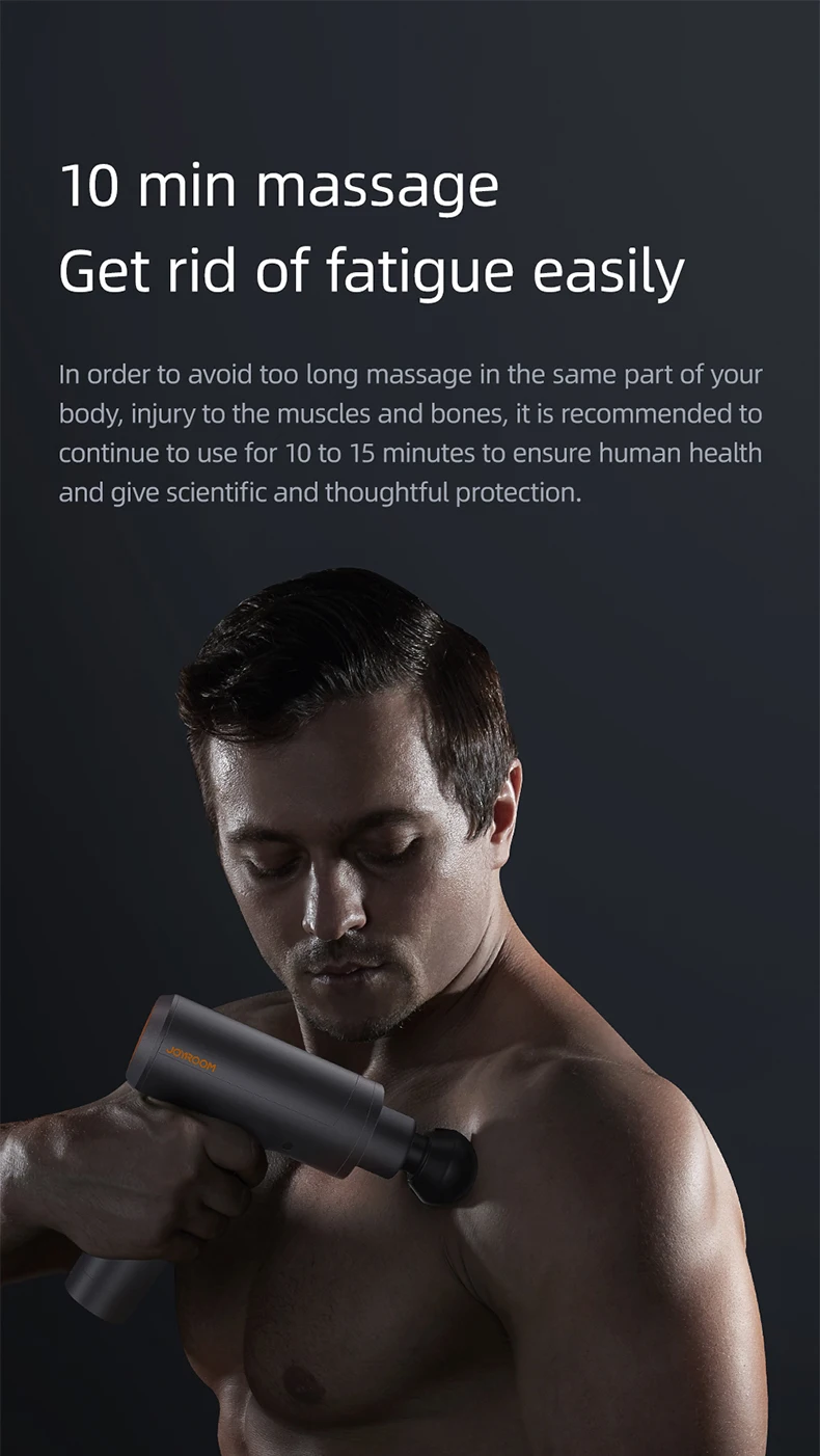 Joyroom 2020 New Product Astamaniana Muscle Massage Gun Health Relax Feature Massage Gun