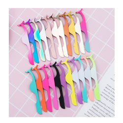 Private Label Tweezers Lash Stainless Steel Lash Eyelash Tweezer Extension Tools Eyelash Tweezers Applicator Laah Tweezers