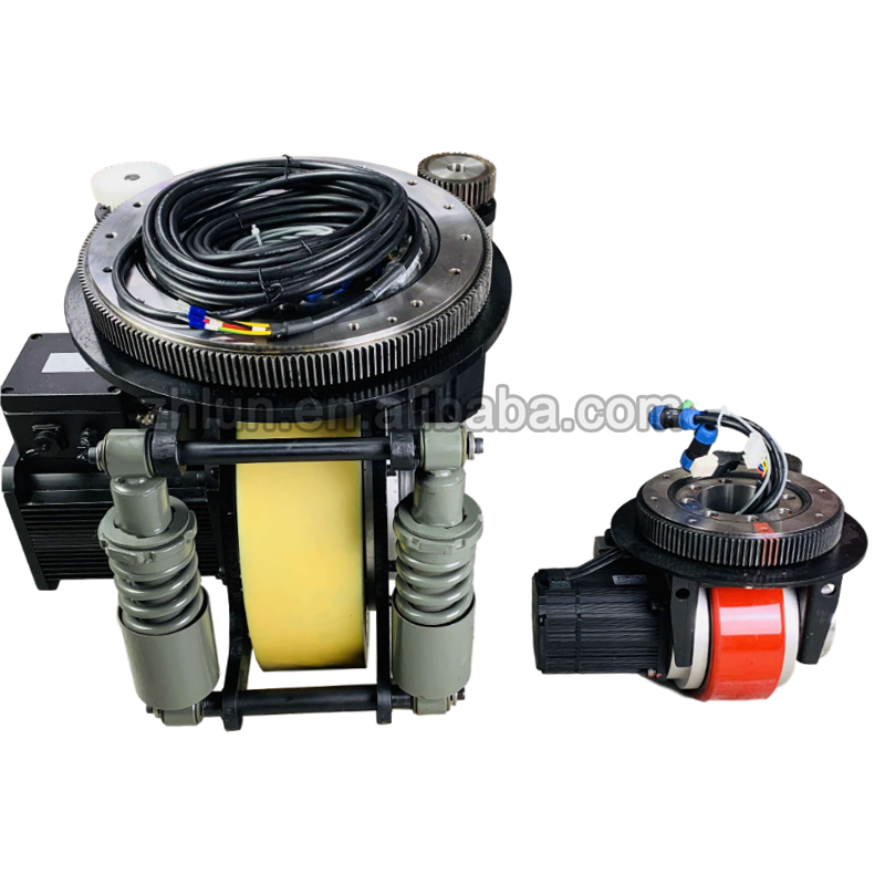 Customization 2000kg Load Electric Drive Wheel Polyurethane Rubber Hub Motor