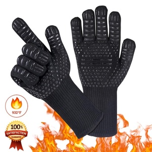 Amazon Suppliers Kitchen Oven Extreme Heat Resistant Gloves BBQ Grill Cooking Gloves