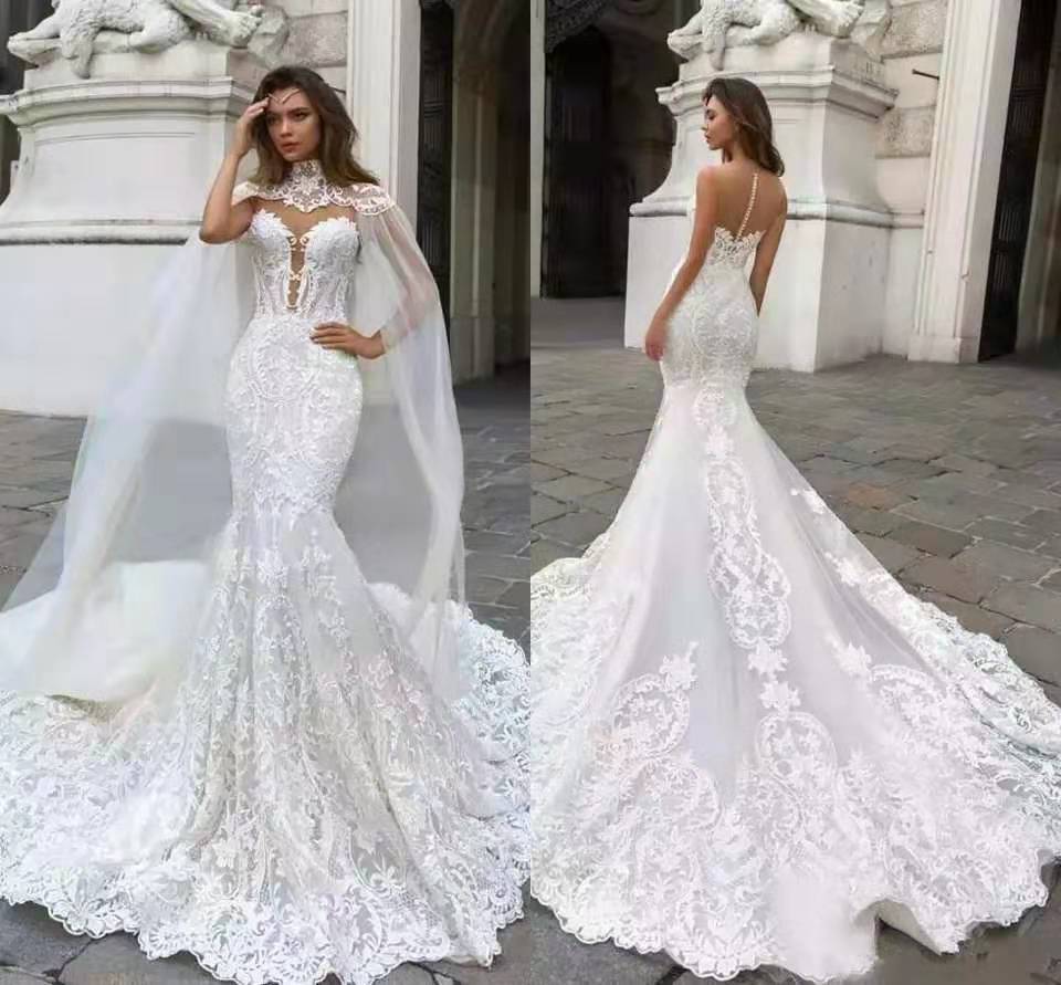 petal wedding dress
