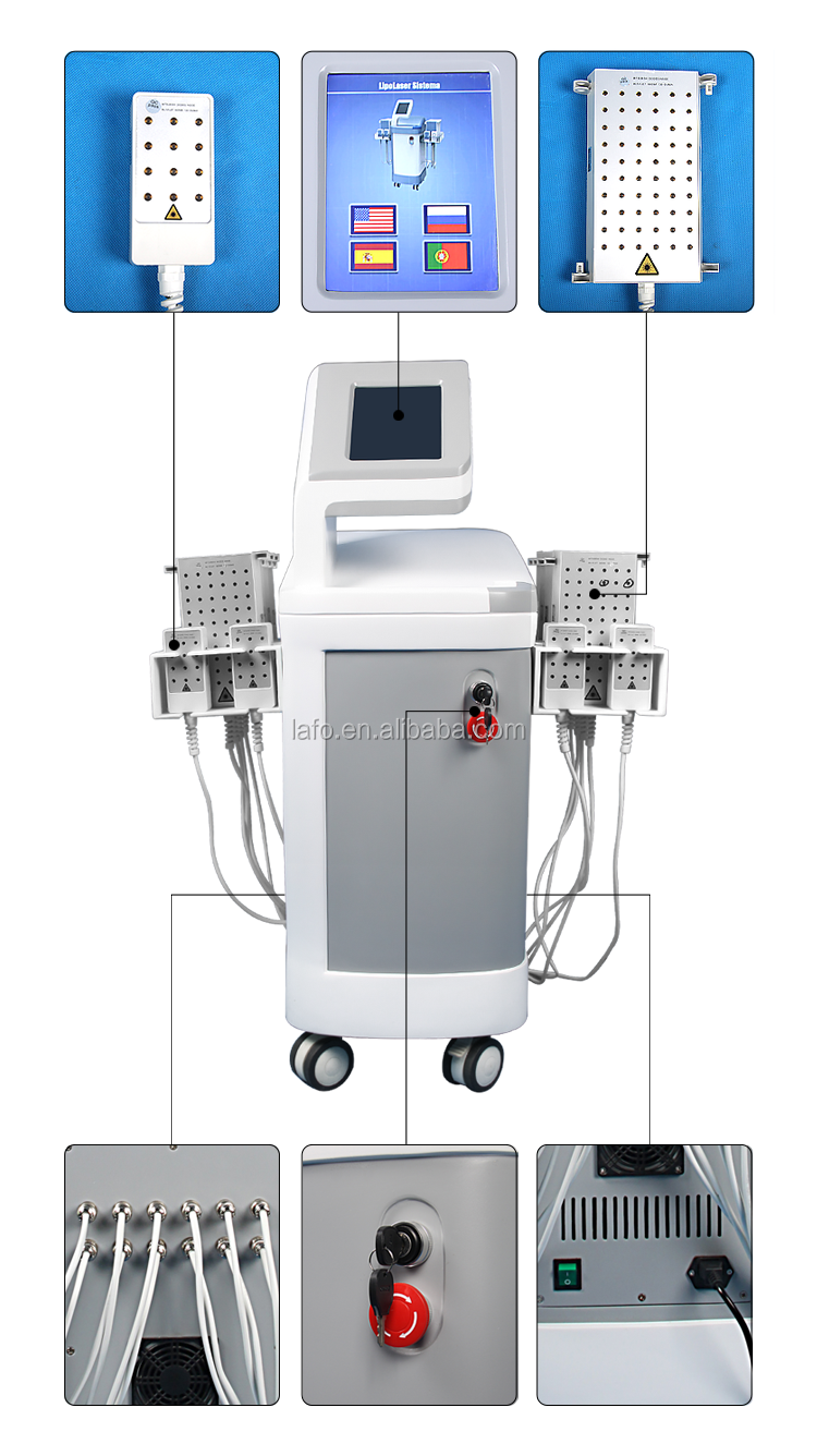 Best Hot Selling 528 Diodes Cold Lipolaser Professional Lipo Laser Machine Lipolaser 4d For Super Lose Weight