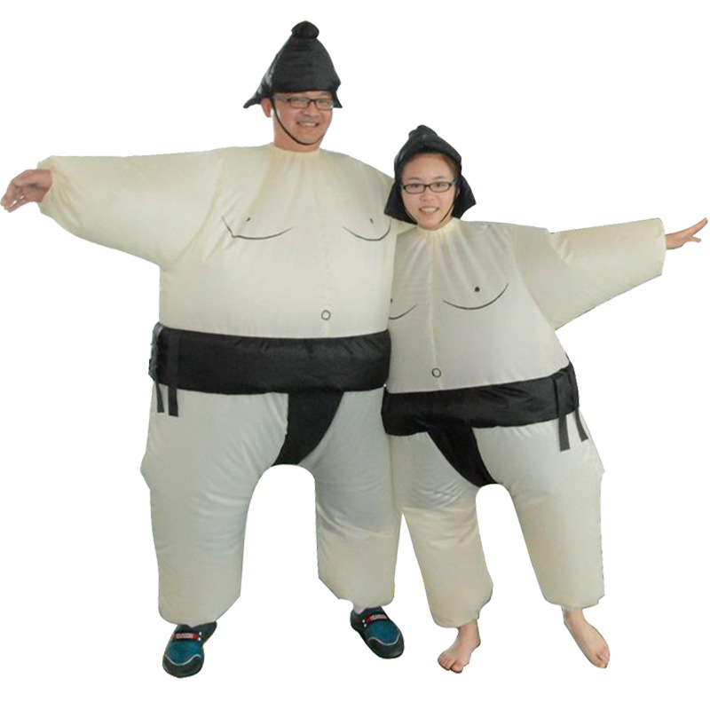 Funny Kids Inflatable Japanese SUMO Wrestler Fat Suit Party Costume