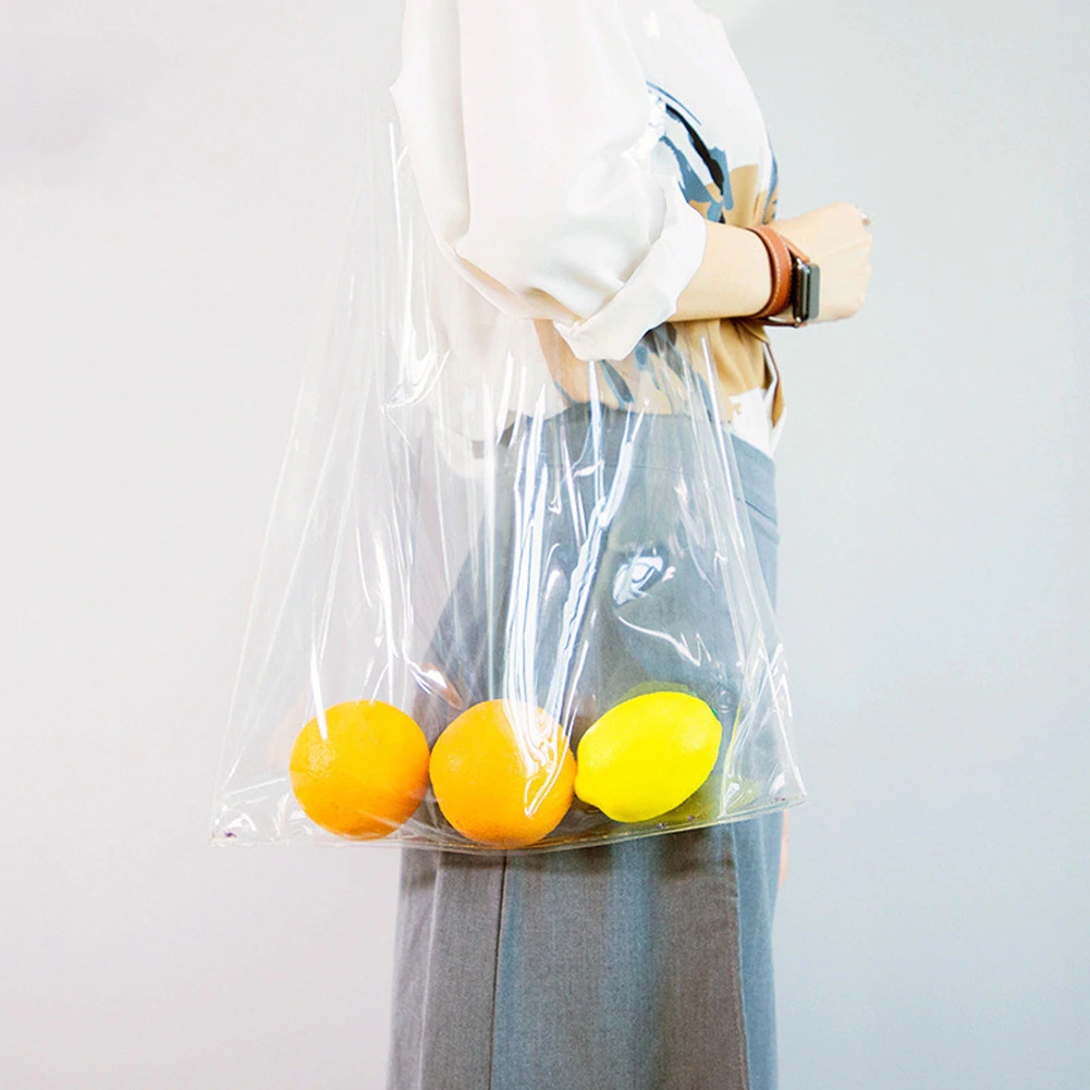 Clear Plastic Stadium Tote Bags Handbags Transparent Plastic Shopping